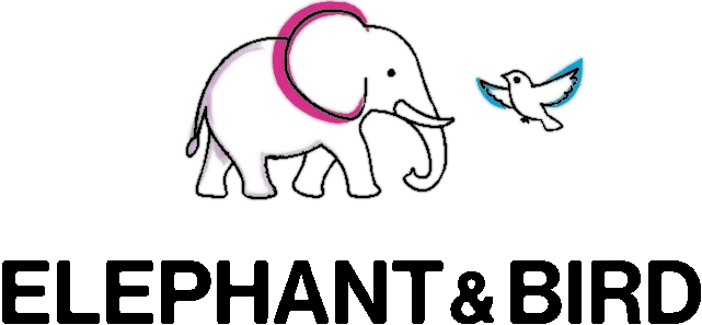 elephant and bird logo
